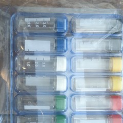 Restek 23096 4 mL Glass Screw Cap Rinse/Waste Vials, Physical Laboratory