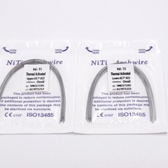Dental Ortho Thermal Activated Niti Arch Wire Rectangular Ovoid/Square/Natural