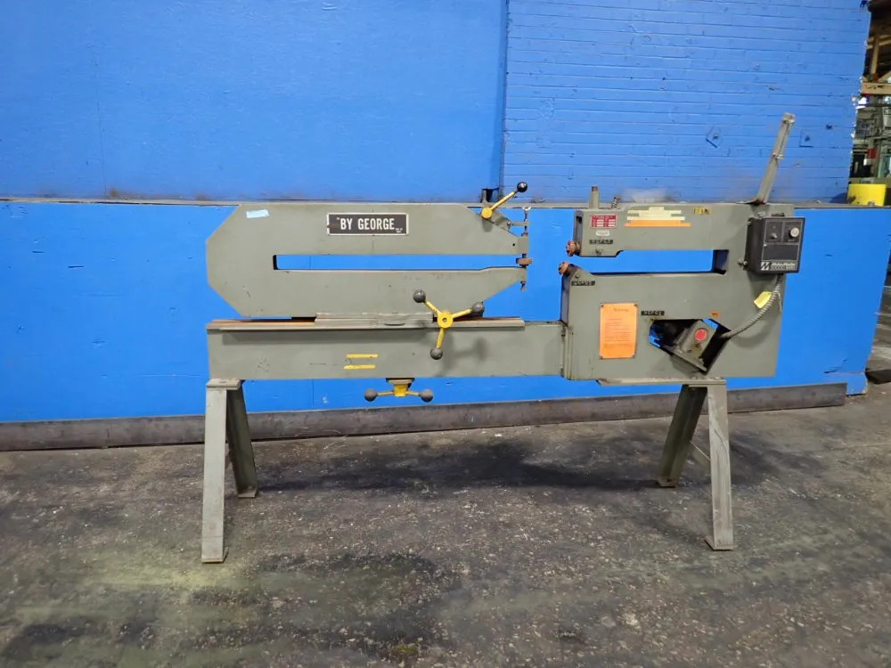 RELIANCE TOOL CO. CS 24H5274 BY GEORGE POWERED ROTARY CIRCLE SHEAR 52″ 02261