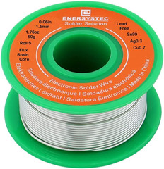1.5Mm Electronic Solder Wire Lead Free Rosin Flux Core Diameter 0.06In Large Siz
