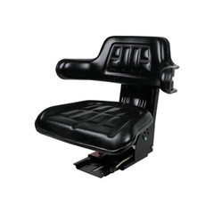 510000BK Black Universal Tractor Seat – Plain Fits Universal Products