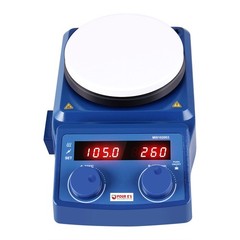 5 Inch Magnetic Stirrer Hotplate 100-1500RPM with Temp Probe Sensor Lab Stirrer