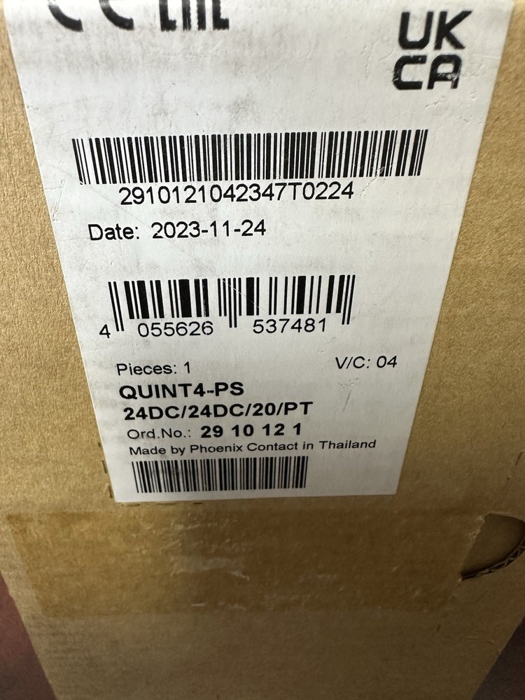 QUINT4-PS/24DC/24DC/20/PT Phoenix Contact 2910121 New Unused Shipping From USA