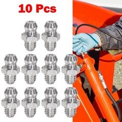 Grease Nipple 10Pcs Grease Inlet High Hardness Long Service Life Material