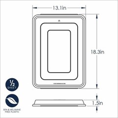 Naturals Half Sheet Set – Usa Made Aluminum Commercial Quality Sheet Pan For