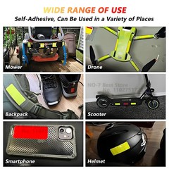 Reflective Stickers 10-80 PCS High Visibility Reflective Tape Waterproof Strips