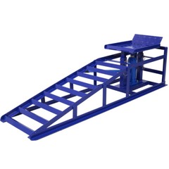 Auto Car Truck Service Ramps Lifts, Garage Car Lift Hydraulic Ramps Blue 5 Ton