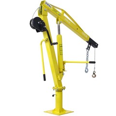 Foldable Hydraulic Swivel Lift Crane 2000LBS Capacity Pickup Truck Bed Hoist