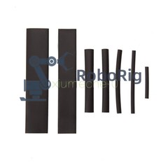 127Pcs Black Glue Weatherproof Heat Shrink Sleeving Tubing Tube Assortment Kit