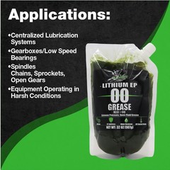 BLACKHAWK PERFORMANCE Lithium EP00 Grease – 32 oz EZ Squeeze Pouch (2pk)