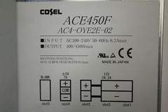 NEW – Cosel ACE450F Power Supply, AC4-OYE2E-02 AC100-240V 50-60HZ 6.2A MAX NEW!