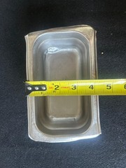 Stainless Steel 1/9 Size Steam Table Pan 2.5” Deep Restaurant Food Prep Pan NSF