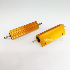 US Stock 2pcs 1K ohm 1K 100W Watt Aluminum Housed Metal Case Wirewound Resistors