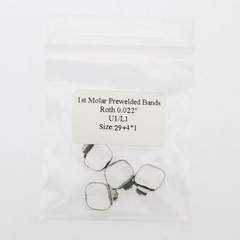 Dental Molar Bands Pre-Welded Buccal Tubes First Molar Roth 022 #29-#43 Cov U3L2