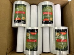 4-Pack Industrial Mini Clear Stretch Wrap Film 80 Gauge 5.1″ x 1000Ft