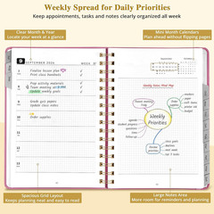 Academic Planner 2026-2027, July 2026 – June 2027, A5 Weekly & Monthly Planner,