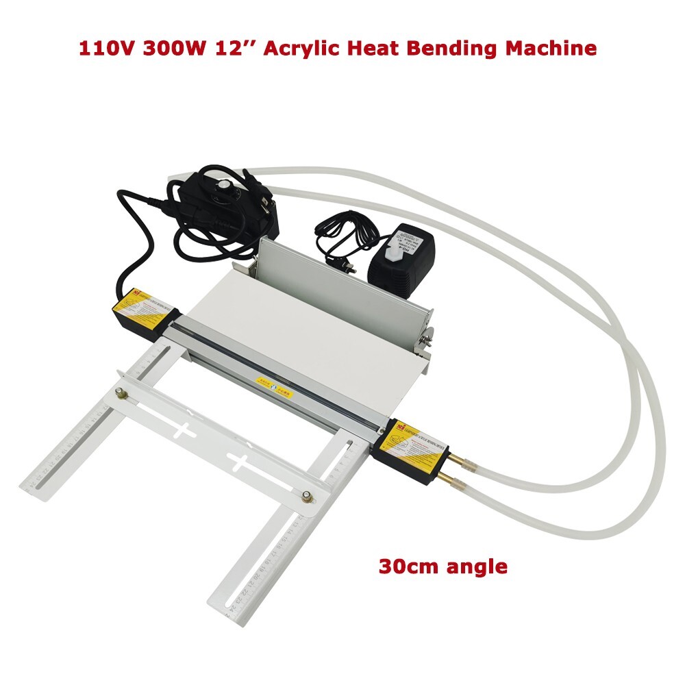 Acrylic Bending Machine PVC Strip Bender110V 11.8in/300mm with Angle Adjustment