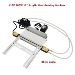 Acrylic Bending Machine PVC Strip Bender110V 11.8in/300mm with Angle Adjustment