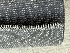 PVC Conveyor Belt–Solid Woven, 18″ x 12.5 ft | Black Industrial Belt – Sandbaggy