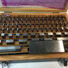 Vintage HDT Inc Gage Block Set FED Grade 2 Rectangular 81 Pcs Wooden Case