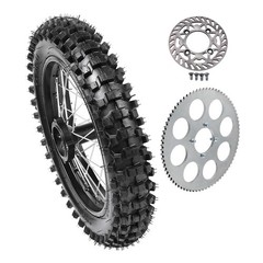 12 Rear Wheel 80/100-12 Tire 428-76T 190mm 110-140cc CRF70 KX65 DB14 XR70 15mm