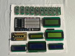 Raspberry Pi Pico Lot 10 (9 Pico W) +2 Dev Boards +LCD 16×2 20×4 RP2040 Bundle