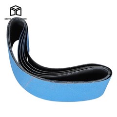 5 Pack Sanding Belts 4In X 36In 120 Grit Premium Zirconia X-Weight Sanding Belts