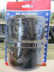 UNITED STATES HDW MFG RV379B Straight Hose To Hose Internal Hose Coupler Black