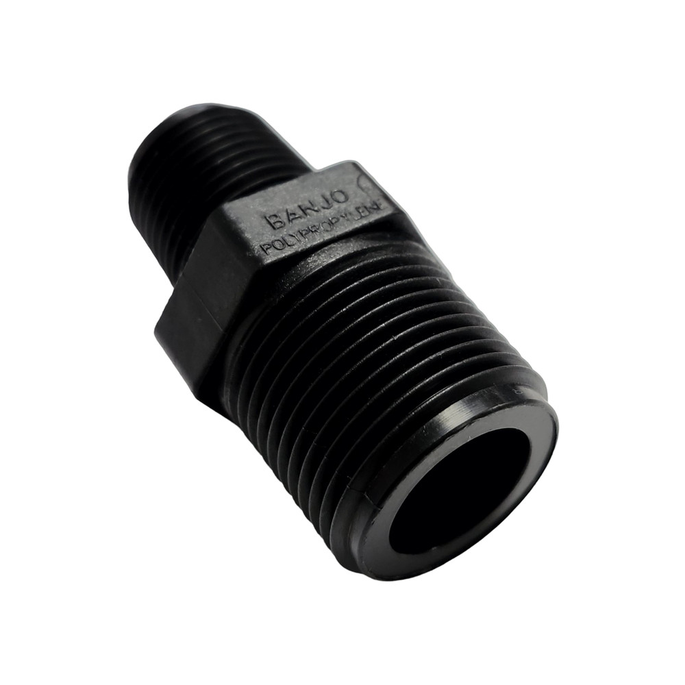 Banjo Poly Reducer Nipple Pipe Fitting 3/4″ MNPT X 1/2″ MNPT – RN075-050