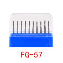 10Pcs/Box Dental Carbide Burs Drills for High Speed Handpiece FG Friction Grip