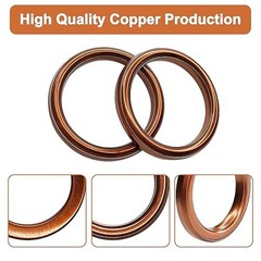 10Pcs Motorcycle Exhaust Crush Gasket for 150cc 200cc Pit Number of Items: 10
