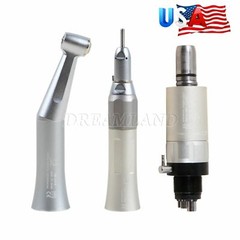 NSK Style Dental Slow Speed Handpiece Straight Contra Angle Air Motor 2/4H exter