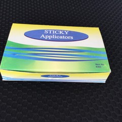 60Pc Dental lab Disposable Sticky Applicators With Adhesive Tip Micro Brush 10CM