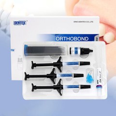 DENTEX ORTHOBOND Dental Light Cure Orthodontic Adhesive Kit Blue /CLEAR
