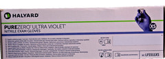 HALYARD PUREZERO ULTRA VIOLET Nitrile Exam Gloves XS 3.5 Mil Lab 250 Count Box