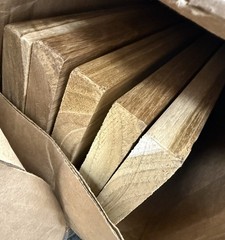 3/4″ x 4.75″ x 84″ 6 Boards Premium Teak Kiln-Dried Deck Board Lumber Costa Rica
