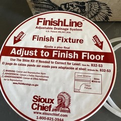 Sioux Chief 832-3HNR FinishLine 3 Inch Adjustable Floor Drain Nickel Bronze