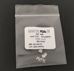 100Packs Dental Orthodontic Buccal Tube 1st Roth 0.022 Molar Bondable No-cov