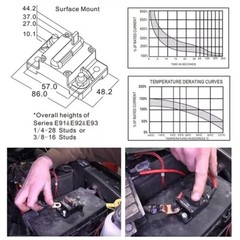 2 pcs 30 Amp Circuit Breaker for Boat Trolling Motor Marine Trailer Vehicles