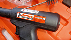 RAMSET RS22 POWDER ACTUATED TOOL CARTRIDGES GOGGLES INSTRUCTIONS IN FACTORY CASE
