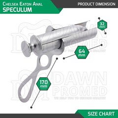 Chelsea Eaton Anal Rectal Speculum 32mm Large OB-GYN Urology Instrument
