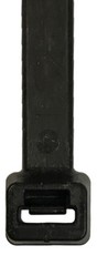 (50) Black 18″ Inch Nylon Heavy Duty Cable Wire Wrap Zip Ties 120 LBS USA MADE