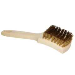 Brass White Wall & Tire Brush WWBB-1 by Hi-Tech, Super Dense 3/4″ Bristles