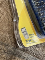 Texas Instruments TI 83 Plus Clear Blue Graphing Calculator W/Cover New w/book