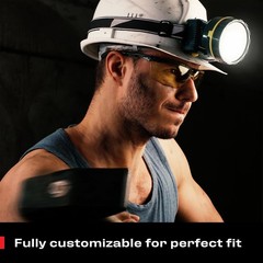 NoCry Yellow Safety Glasses for Men – ANSI Z87 Rated One Size,