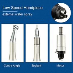 Dental Slow Low Speed Straight/Air Motor/ Contra Angle Handpiece 2/4Hole Fit NSK