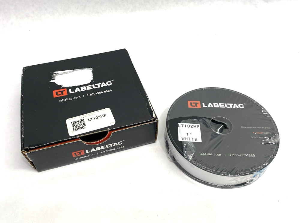LabelTac LT102HP Pro Model High Perf. 10 Year Vinyl Label Supply 1″ x 150′ Roll
