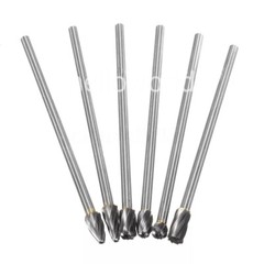 10mm Aluminum Cut Rotary Burr 150mm Long Tungsten Carbide Burs 1/4″ 6mm Shank