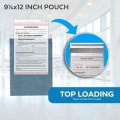 Clip-On Buyers Guide Hangers / Window Form Holders (10 per pack)