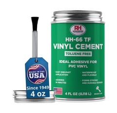HH-66 Toluene Free Vinyl Cement, 4 oz. can – Adhesive, 4 oz, Clear